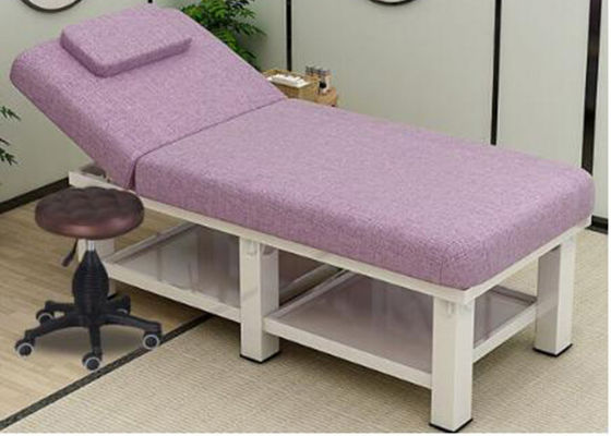 De houten Laag van de Massage Draagbare Schoonheid, 60cm het Hoge Synthetische Bed van de Leerschoonheid