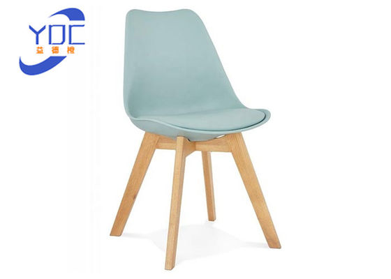 Moderne Houten Lage Achter Doorgenaaide de Eetkamerstoelen van het luxesuède